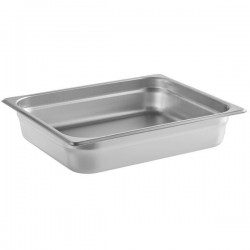 ΛΕΚΑΝΗ GASTRO 1/2 6,5 CM ΒΑΘΟΣ INOX
