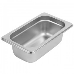 ΛΕΚΑΝΗ GASTRO 1/9 6,5 CM ΒΑΘΟΣ INOX