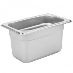 ΛΕΚΑΝΗ GASTRO 1/9 10 CM ΒΑΘΟΣ INOX
