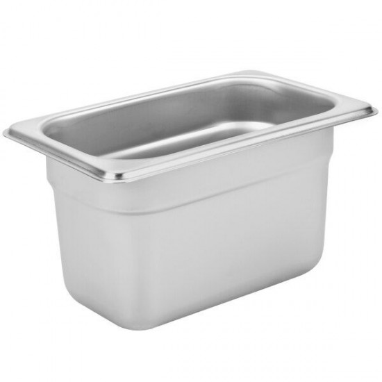 ΛΕΚΑΝΗ GASTRO 1/9 10 CM ΒΑΘΟΣ INOX 18/8
