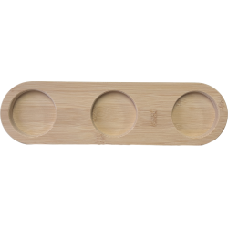 ΞΥΛΙΝΗ ΒΑΣΗ 30x8,5x2CM ΓΙΑ DIP ΜΠΩΛ 3 ΘΕΣΕΩΝ