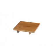 ΠΛΑΤΩ ΣΕΡΒΙΡΙΣΜΑΤΟΣ ΞΥΛΙΝΟ ΜΕ ΠΟΔΙΑ 15x15x2,5CM