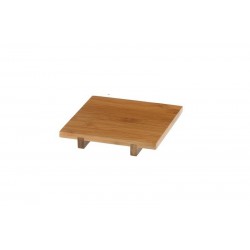 ΠΛΑΤΩ ΣΕΡΒΙΡΙΣΜΑΤΟΣ ΞΥΛΙΝΟ ΜΕ ΠΟΔΙΑ 15x15x2,5CM