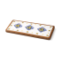 ΞΥΛΙΝΗ ΠΙΑΤΕΛΑ ΟΡΘΟΓΩΝΙΑ 40X15CM PORTOFINO