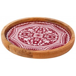 ΞΥΛΙΝΟ ΠΙΑΤΟ MOROCCO ΚΟΚΚΙΝΟ 25X2.5CM