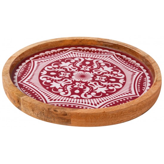 ΞΥΛΙΝΟ ΠΙΑΤΟ MOROCCO ΚΟΚΚΙΝΟ 25X2.5CM