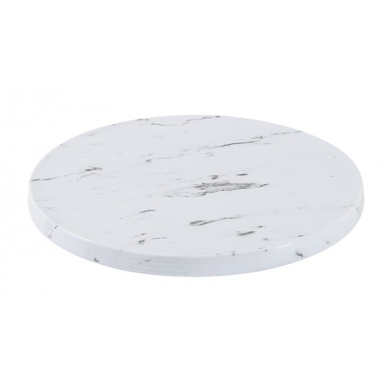 ΔΙΣΚΟΣ ΠΑΡΟΥΣΙΑΣΗΣ MARBLE ΣΤΡΟΓΓΥΛΟΣ Ø 32 x 1,7 CM ΜΕΛΑΜΙΝΗΣ ΚΙΝΑΣ