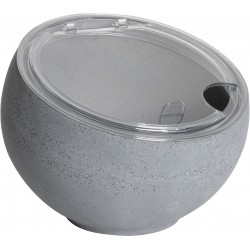 ΜΠΩΛ ORB GRAY Ø16,7x12,2 CM 990 ML ΜΕ ΚΑΠΑΚΙ ΜΕΛΑΜΙΝΗΣ ΚΙΝΑΣ