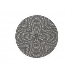 ΣΟΥΠΛΑ ΣΤΡΟΓΓΥΛΟ 36 CM WOVEN BLACK ΚΙΝΑΣ