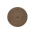 ΣΟΥΠΛΑ ΣΤΡΟΓΓΥΛΟ 36 CM WOVEN BROWN ΚΙΝΑΣ