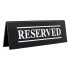 ΣΗΜΑ RESERVED ΜΑΥΡΟ 15 CM ΑΚΡΥΛΙΚΟ