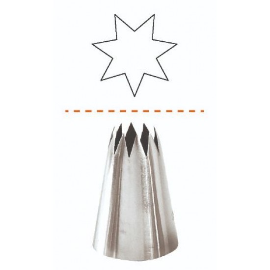 ΜΥΤΗ ΚΟΡΝΕ 8ΜΜ ΜΕ ΟΔΟΝΤΩΤΑ ΧΕΙΛΗ 18/10 CUTLERY PRO