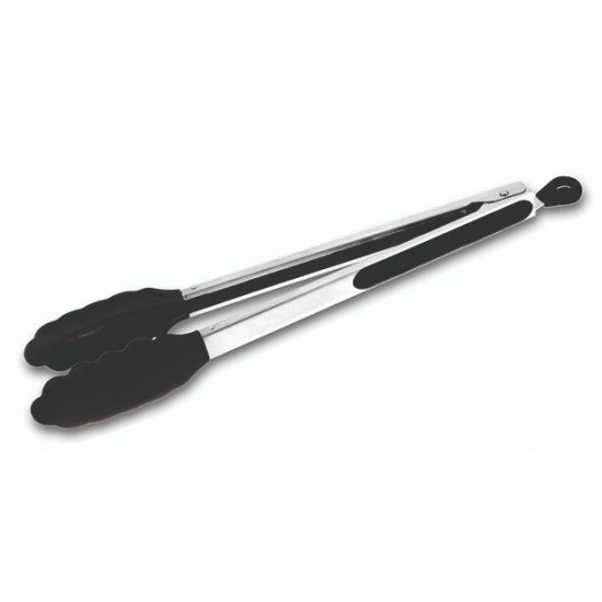 ΛΑΒΙΔΑ ΚΟΥΚΟΥΝΑΡΑ INOX 23CM ΜΕ ΑΚΡΑ ΣΙΛΙΚΟΝΗΣ ΚΑΙ ΑΣΦΑΛΕΙΑ ΜΑΥΡΗ CUTLERY PRO