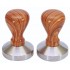 TAMPER ΙΝΟΧ 18/10 Ø 5.3CM x 7,8CM ΜΕ ΞΥΛΙΝΟ ΧΕΡΟΥΛΙ