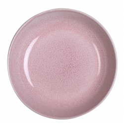 ΣΑΛΑΤΙΕΡΑ PINK REACTIVE GLAZE 22CM Y5CM