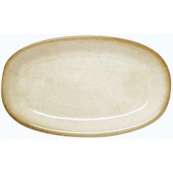 ΠΙΑΤΕΛΑ ΟΒΑΛ  AMBIENCE YELLOW 19x11 CM BYBONE