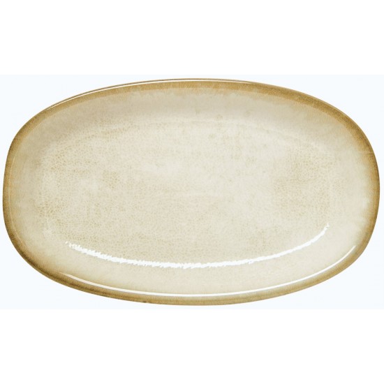 ΠΙΑΤΕΛΑ ΟΒΑΛ AMBIENCE YELLOW 34x20,5 CM BYBONE