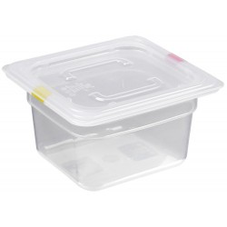 ΔΟΧΕΙΟ ΦΑΓΗΤΟΥ PP GN 1/6 ΒΑΘΟΣ 10CM 1,7LT  ΧΩΡΙΣ ΚΑΠΑΚΙ