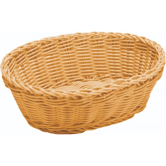 Ψωμιέρα Οβάλ  23x17x8 εκ  Μπεζ