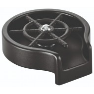 RINSER ΝΕΡΟΧΥΤΗ ΣΤΡΟΓΓΥΛΟ ΜΑΥΡΟ ΠΛΑΣΤΙΚΟ ABS 14x3 CM ΙΝΟΧ
